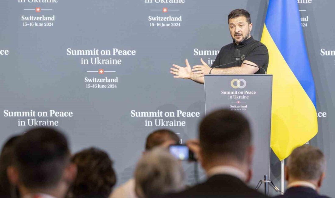 Ukrayna Devlet Başkanı Vladimir Zelenskiy, İsviçre’deki Ukrayna Barış Konferansı’nın ardından