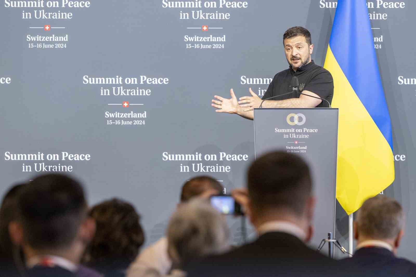 Ukrayna Devlet Başkanı Vladimir Zelenskiy, İsviçre’deki Ukrayna Barış Konferansı’nın ardından