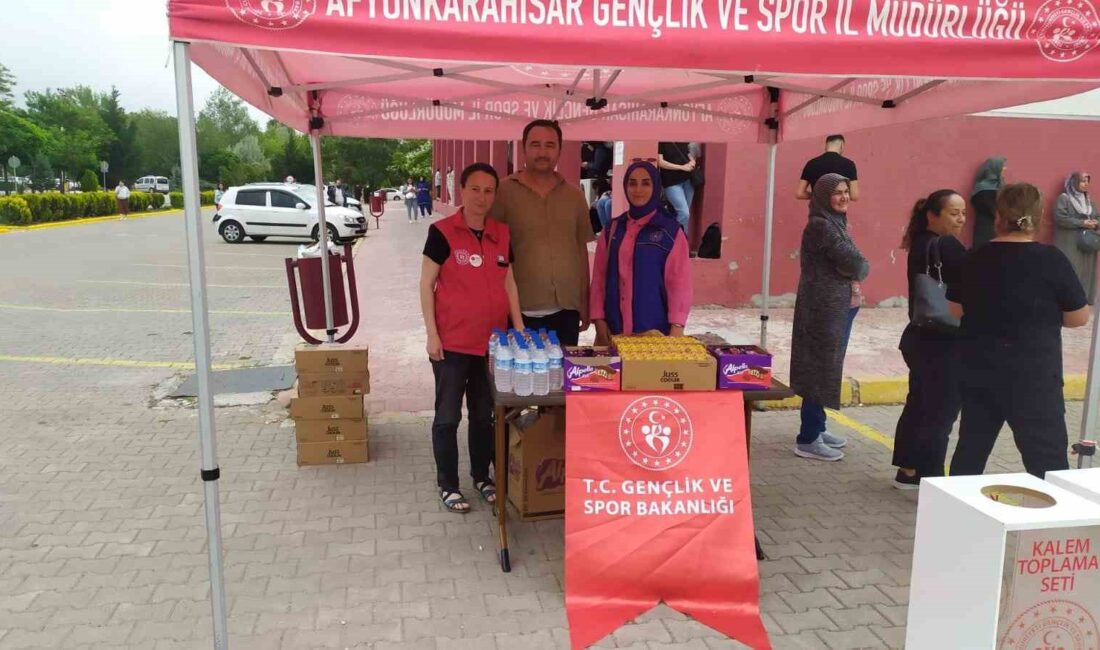 Afyonkarahisar Gençlik Merkezleri gönüllüleri Afyon Kocatepe Üniversitesi ve Sağlık Bilimleri