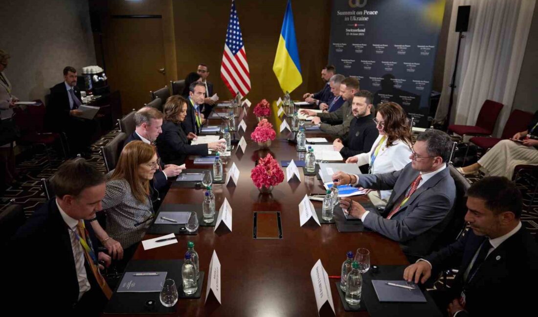 Ukrayna Devlet Başkanı Vladimir Zelenskiy, Ukrayna Barış Konferansı çerçevesinde ABD