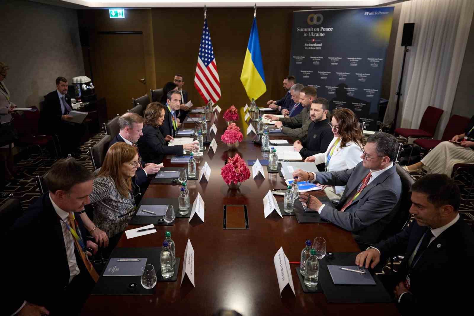 Ukrayna Devlet Başkanı Vladimir Zelenskiy, Ukrayna Barış Konferansı çerçevesinde ABD