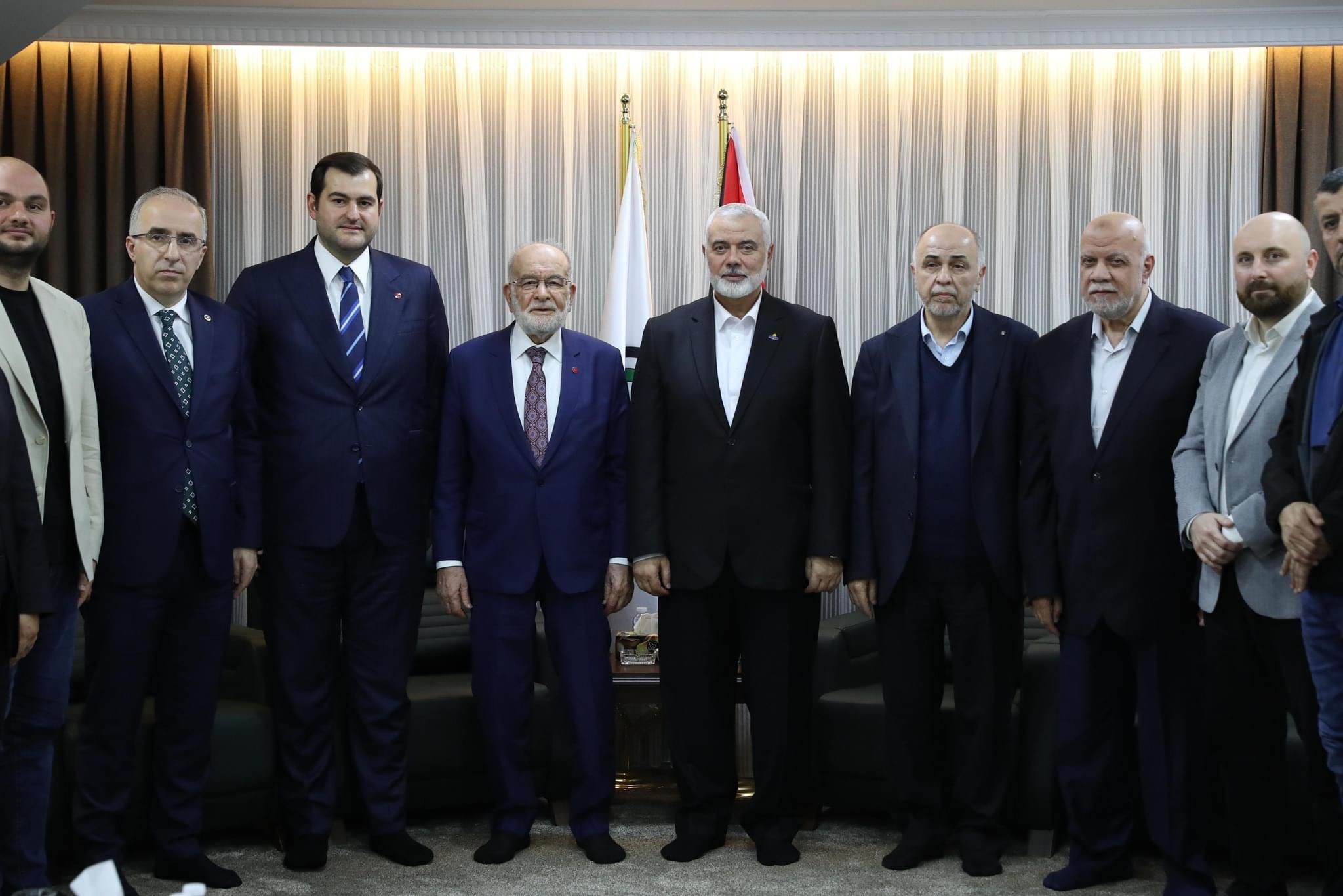 Saadet Partisi Afyonkarahisar İl Başkanı Beytullah Karataş Hamas lideri İsmail
