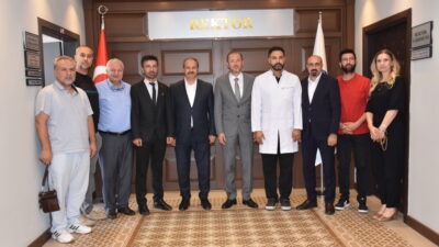 Sağlık-Sen Genel Başkanı Mahmut Faruk Doğan, Afyonkarahisar’da ziyaretlerde bulundu.  