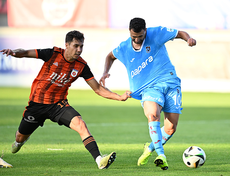 Trabzonspor, UEFA Avrupa Ligi ikinci eleme turu ilk maçında Slovakya’nın