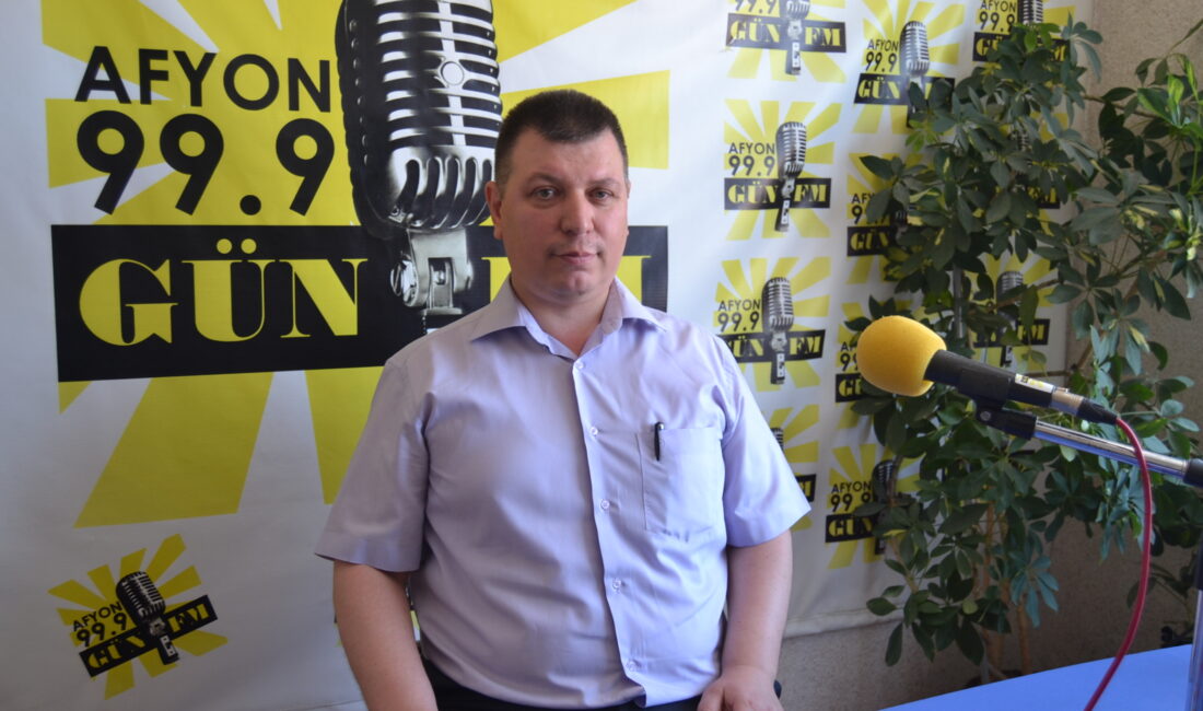 Gün FM’de Nüfus Saati programına Çobanlar İlçe Nüfus Müdürü Mehmet