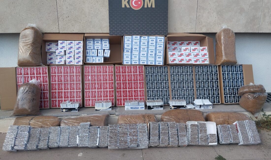 Afyonkarahisar’da polis tarafından gerçekleştirilen operasyonda 107 bin 400 adet boş