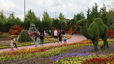 Konya’nın Merkez Selçuklu ilçesinin gözde ziyaret mekanlarından olan Selçuklu Çiçek