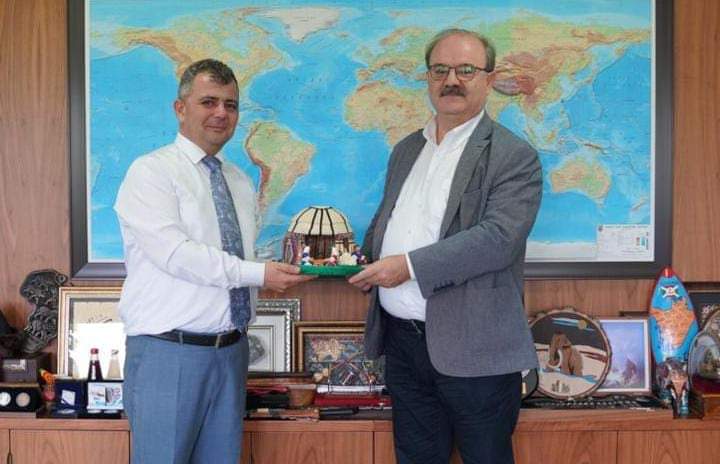 Kültür ve Turizm Bakan Yardımcısı Serdar Çam’ı ziyaret eden Emirdağ