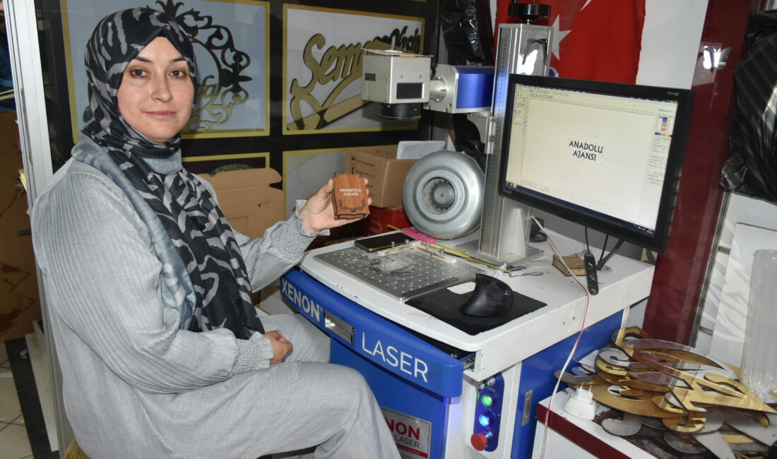 Afyonkarahisar’da yaşayan 40 yaşındaki Meryem Arı, KOSGEB desteğiyle açtığı iş