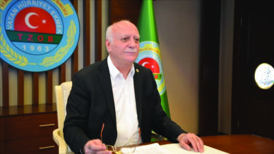   Türkiye Ziraat Odaları Birliği (TZOB) Genel Başkanı Şemsi Bayraktar,