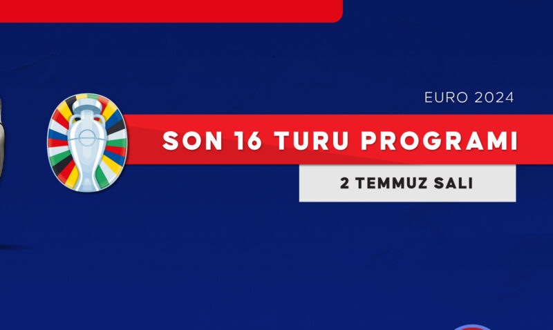 Euro 2024 Avrupa Futbol Şampiyonası son 16 turu maçlarında 19.00’da