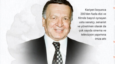 Kariyeri boyunca 200’den fazla dizi ve filmde başrol oynayan usta