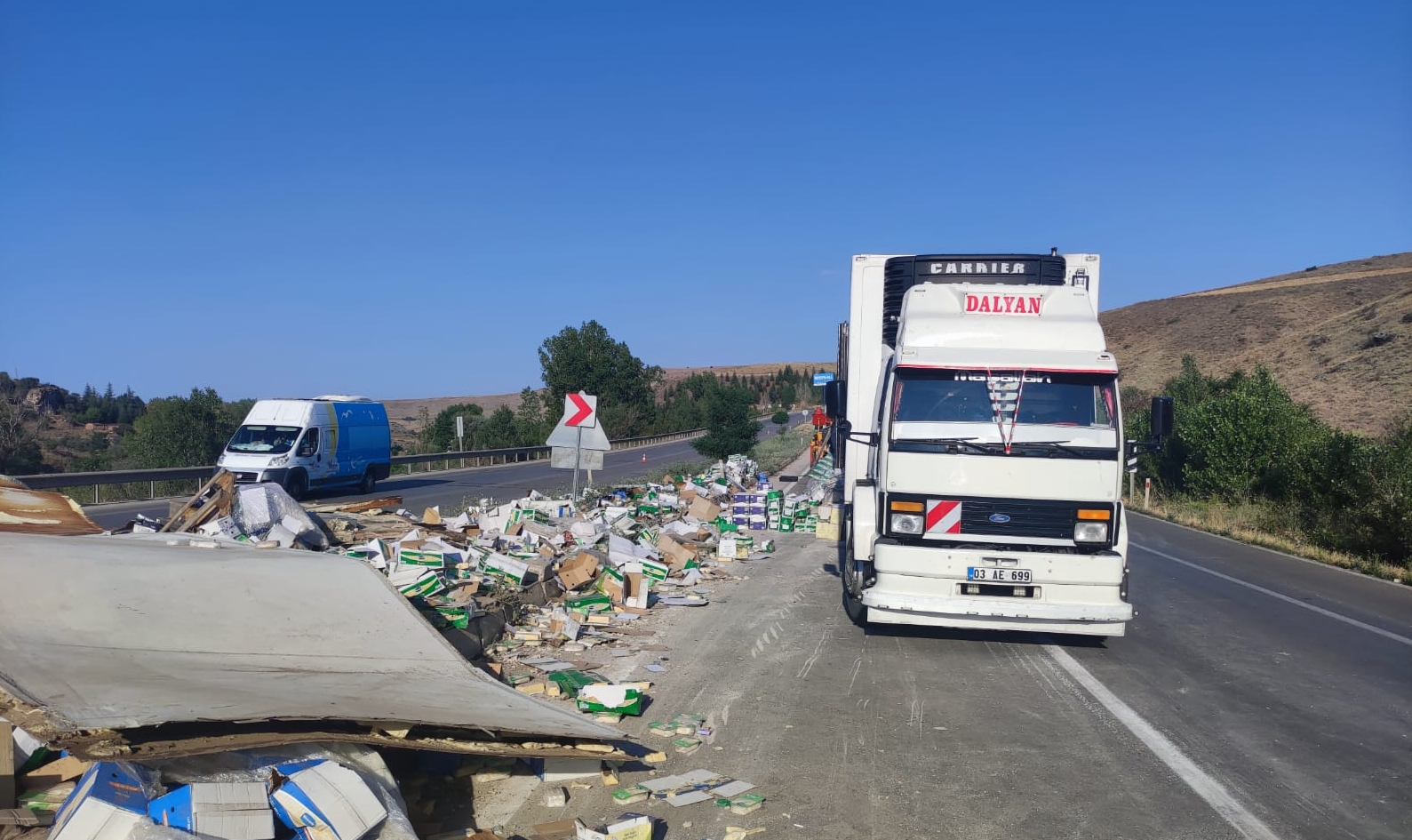 Afyonkarahisar’da meydana gelen trafik kazalarında 3 kişi yaralandı. Y.E. (61)