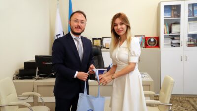 Afyon Kocatepe Üniversitesi (AKÜ) Rektörü Prof. Dr. Mehmet Karakaş ve