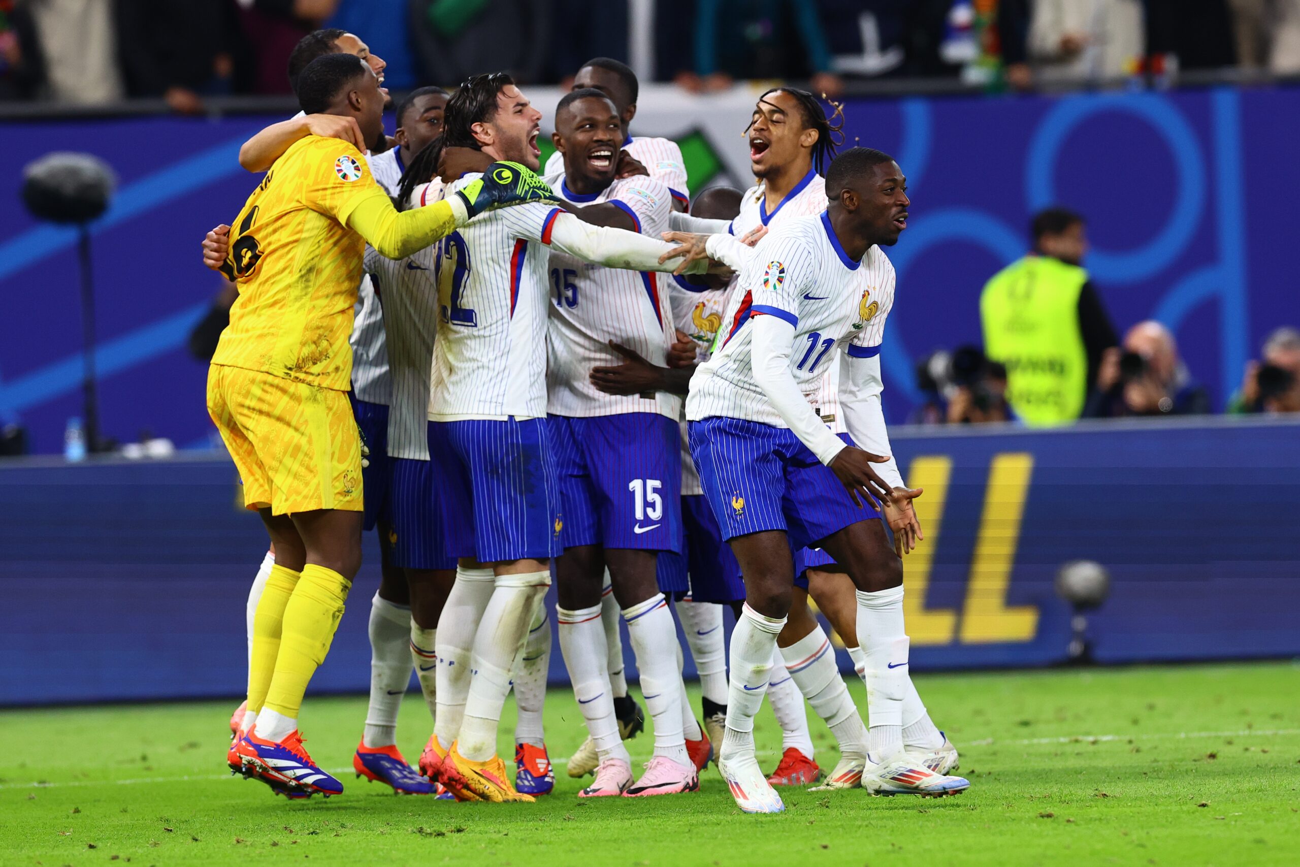 2024 Avrupa Futbol Şampiyonası (EURO 2024) çeyrek finalinde Fransa normal