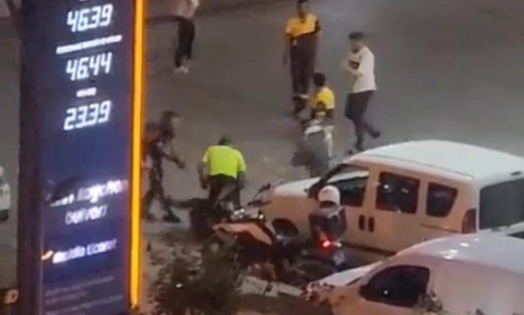 Malatya’da, ehliyetsiz olduğu için ceza kesilen bir araç sürücüsü ile