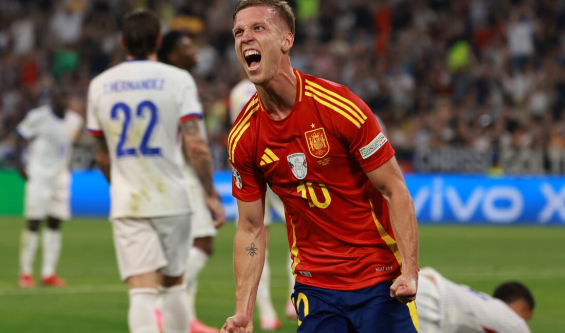 2024 Avrupa Futbol Şampiyonası (EURO 2024) Yarı Final karşılaşmasında İspanya,