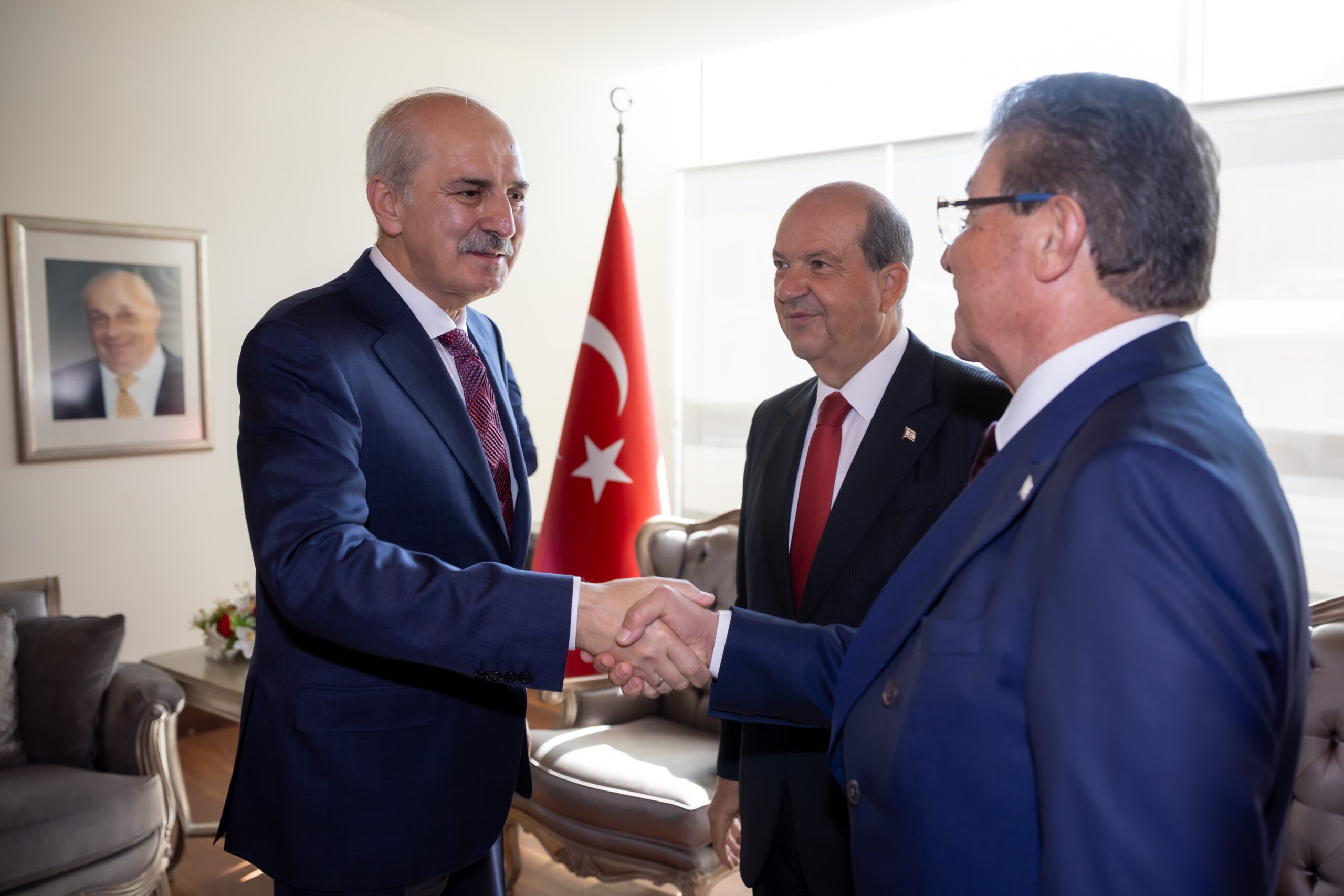 Türkiye Büyük Millet Meclisi (TBMM) Başkanı Numan Kurtulmuş, Lefkoşa’da Kuzey