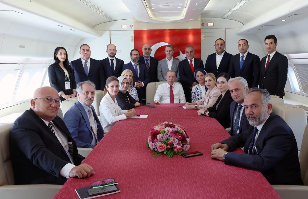 Cumhurbaşkanı Recep Tayyip Erdoğan Yunanistan Savunma Bakanı Nikos Dendias’ın Kıbrıs