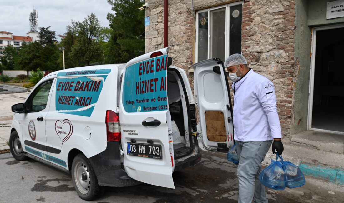 Emirdağ Belediyesi bünyesinde ihtiyaç sahibi ailelere yönelik sürdürülen aşevi hizmetiyle