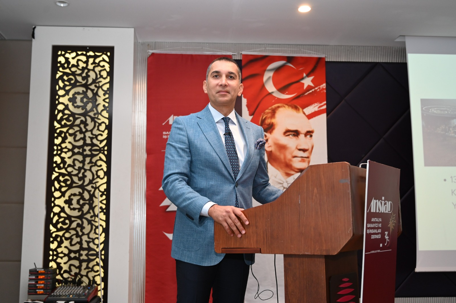 Antalya Sanayici ve İnsanları Derneği (ANSİAD) Yönetim Kurulu Başkanı Ercan