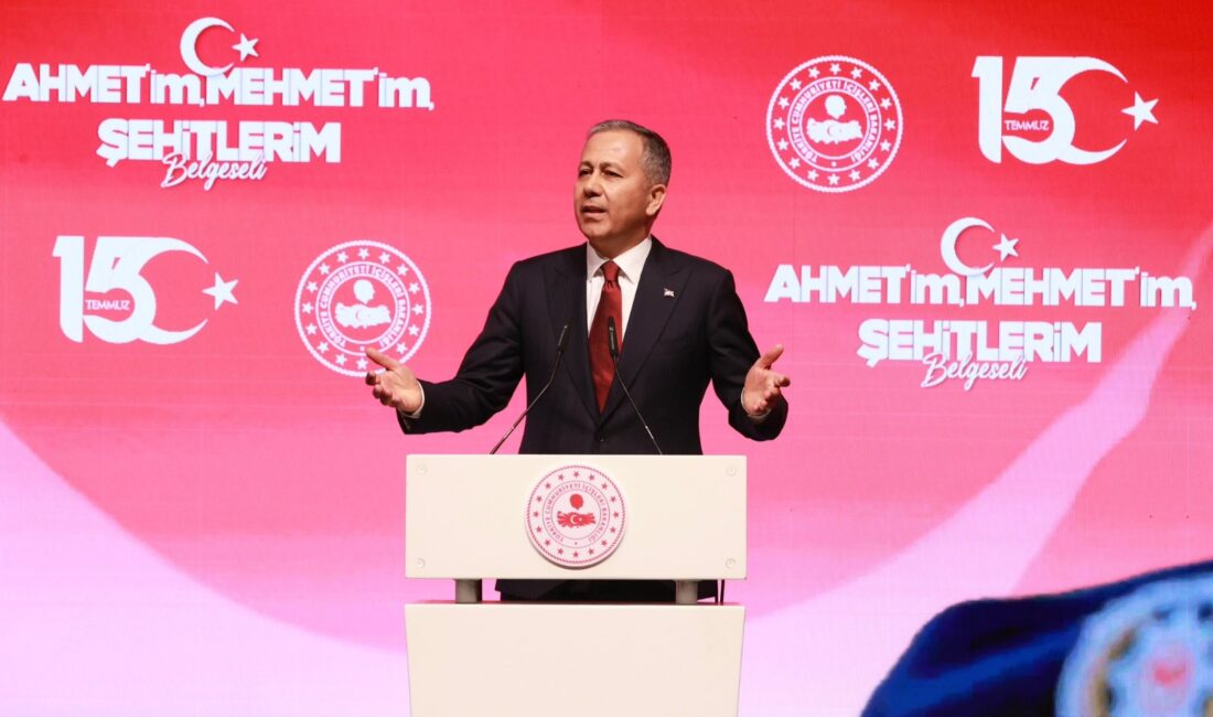   Dün akşam, İçişleri Bakanı Ali Yerlikaya, şehit aileleri ve