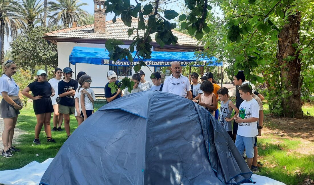   Antalya’da Muratpaşa Belediyesi’nin çocukları ekran başından kaldırıp tabiatla buluşturan