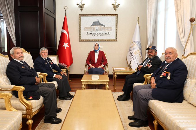 Afyonkarahisar Valisi Doç. Dr. Kübra Güran Yiğitbaşı, Türkiye Muharip Gaziler