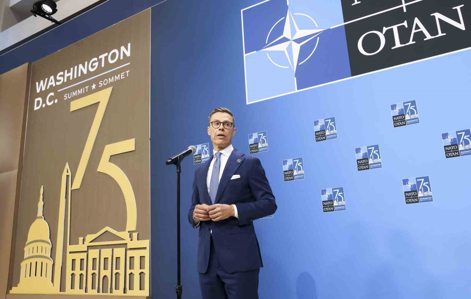 ABD’de düzenlenen NATO Devlet ve Hükümet Başkanları Zirvesi’nin ilk oturumu