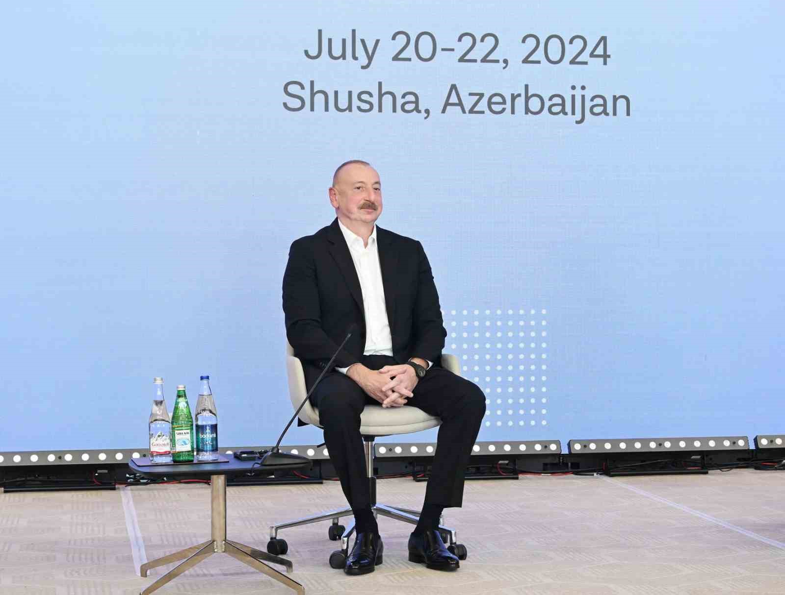 Azerbaycan Cumhurbaşkanı İlham Aliyev, bu yıl 2.’si düzenlenen Şuşa Global