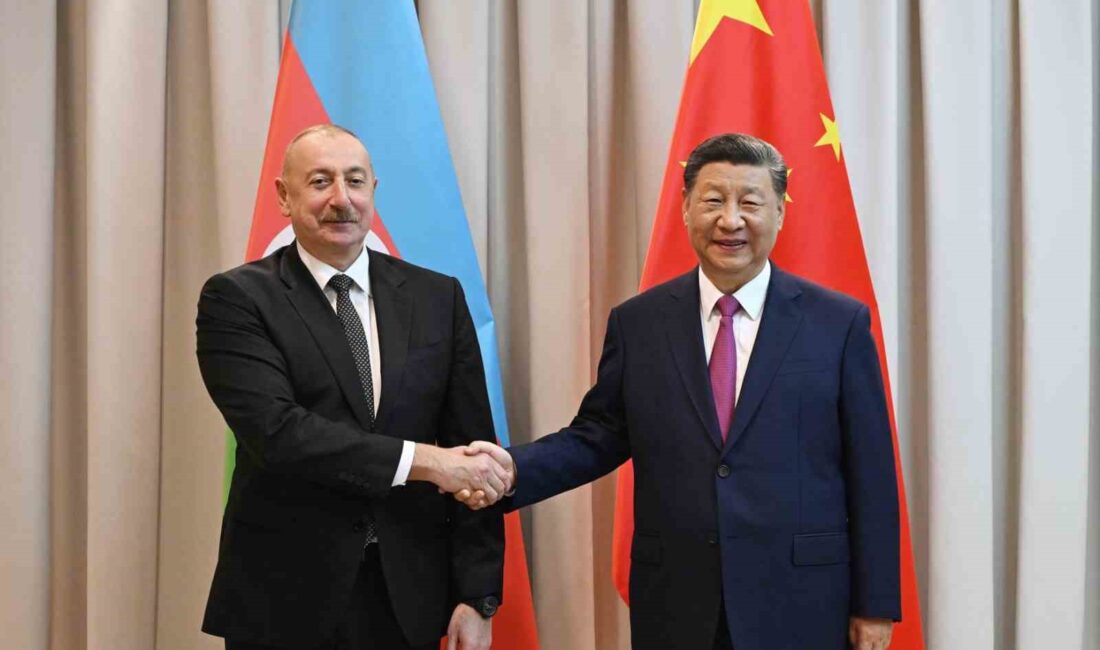Azerbaycan Cumhurbaşkanı İlham Aliyev, Kazakistan’da Çin Devlet Başkanı Xi Jinping