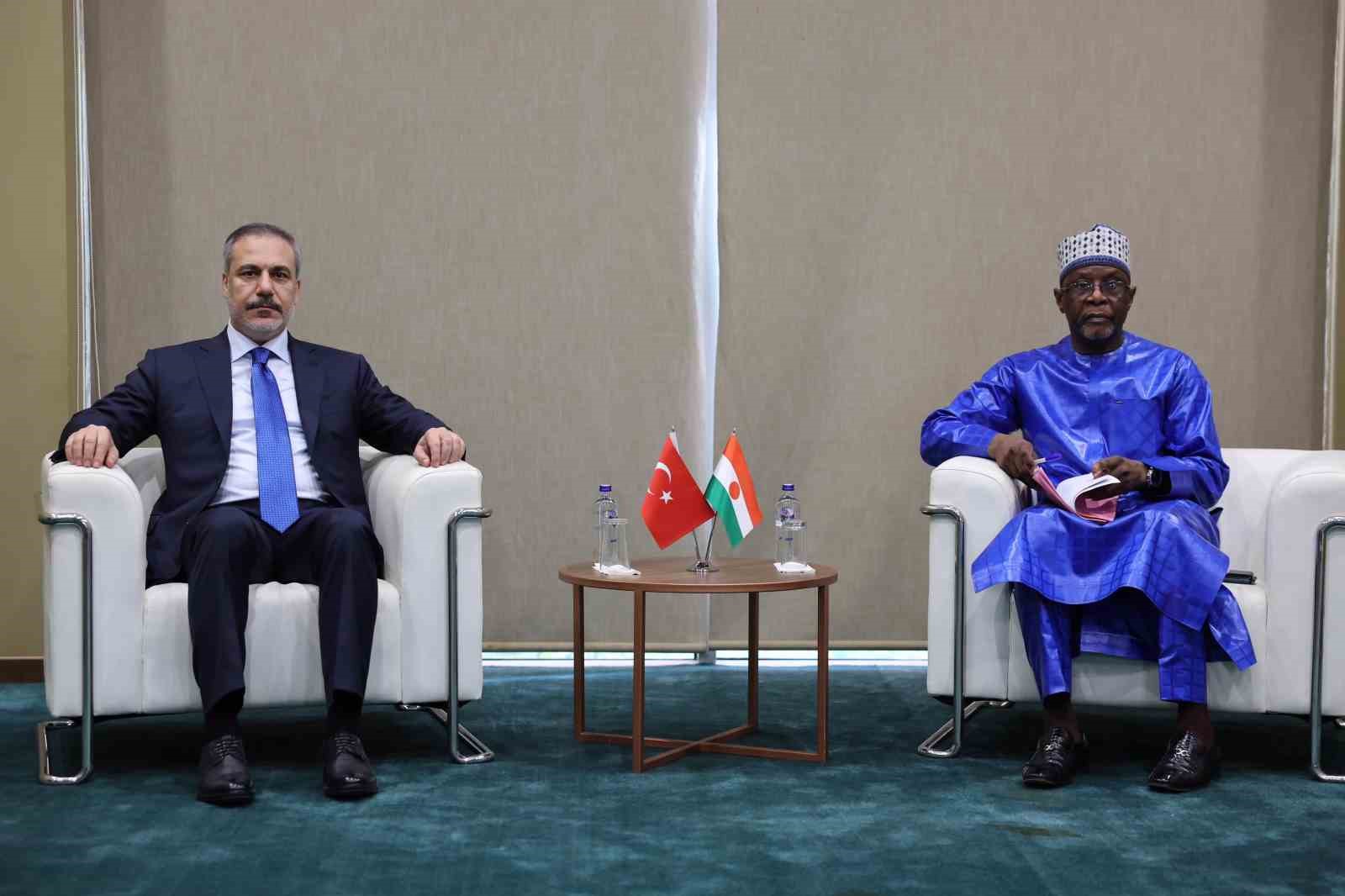 Dışişleri Bakanı Hakan Fidan, Nijer Dışişleri Bakanı Bakary Yaou Sangare