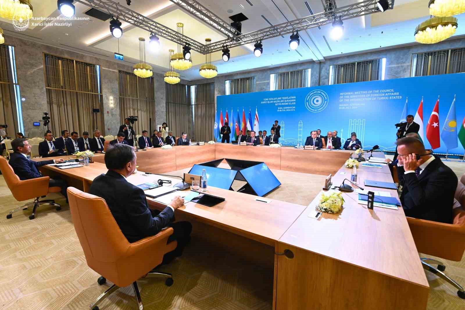 Dışişleri Bakanı Hakan Fidan, Azerbaycan’ın Şuşa şehrinde düzenlenen Türk Devletleri