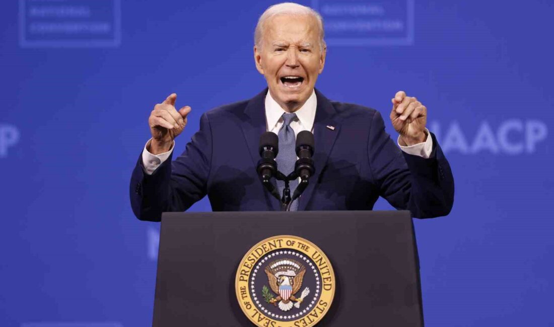 ABD Başkanı Joe Biden, başkanlık yarışı hakkında yaptığı açıklamada, “Ortaya