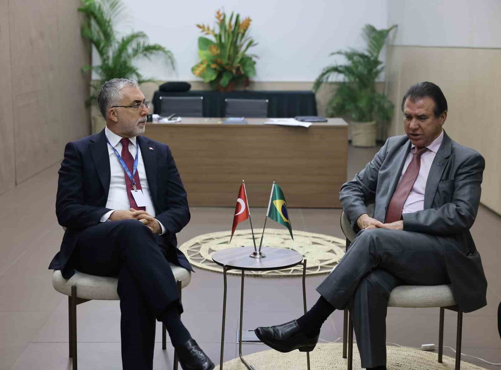 Çalışma ve Sosyal Güvenlik Bakanı Vedat Işıkhan, Brezilya Çalışma ve