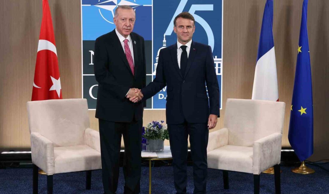 Cumhurbaşkanı Recep Tayyip Erdoğan, NATO Zirvesi için geldiği ABD’de Fransa