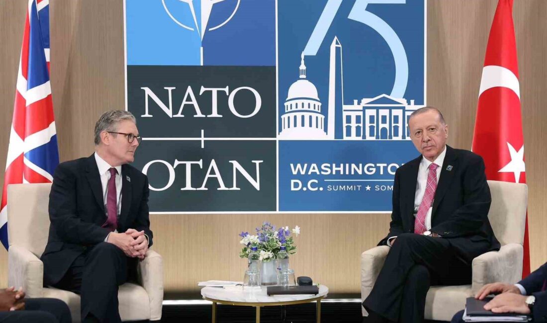 Cumhurbaşkanı Recep Tayyip Erdoğan, NATO Zirvesi için geldiği ABD’de İngiltere