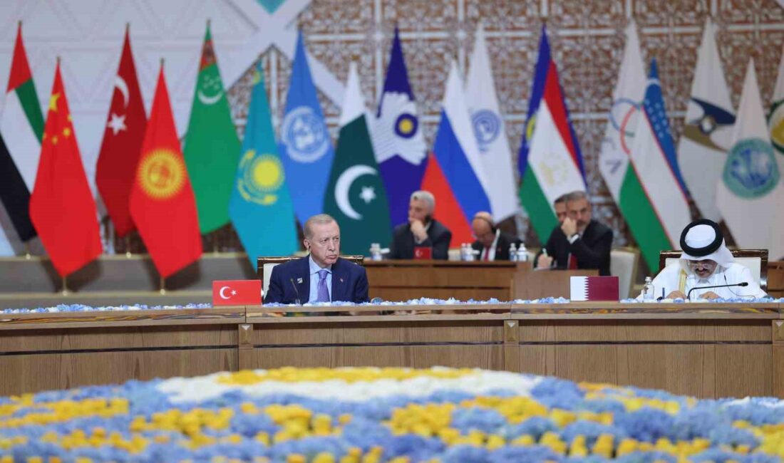 Cumhurbaşkanı Recep Tayyip Erdoğan, “Kural temelli uluslararası sistemin sütunlarının sarsılmakta