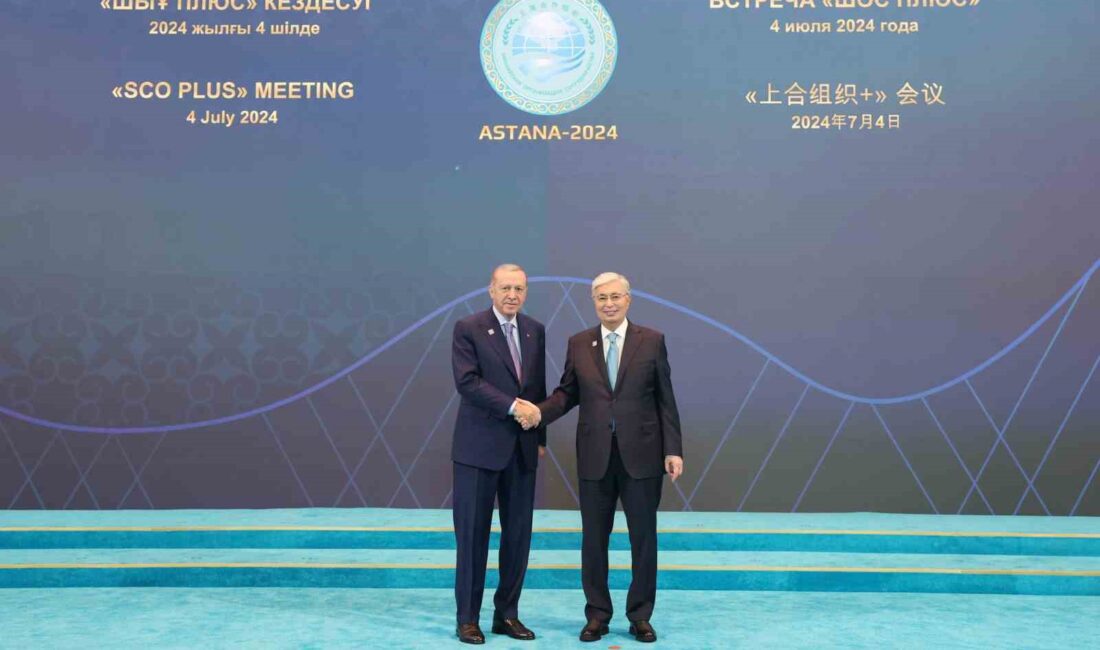 Cumhurbaşkanı Recep Tayyip Erdoğan, Kazakistan’da düzenlenen Şanghay İşbirliği Örgütü (ŞİÖ)