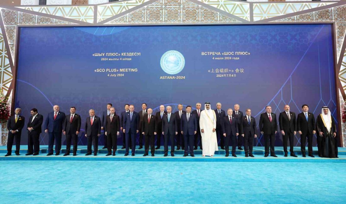 CUMHURBAŞKANI RECEP TAYYİP ERDOĞAN, KAZAKİSTAN'DA DÜZENLENEN ŞANGHAY İŞBİRLİĞİ ÖRGÜTÜ 24'ÜNCÜ