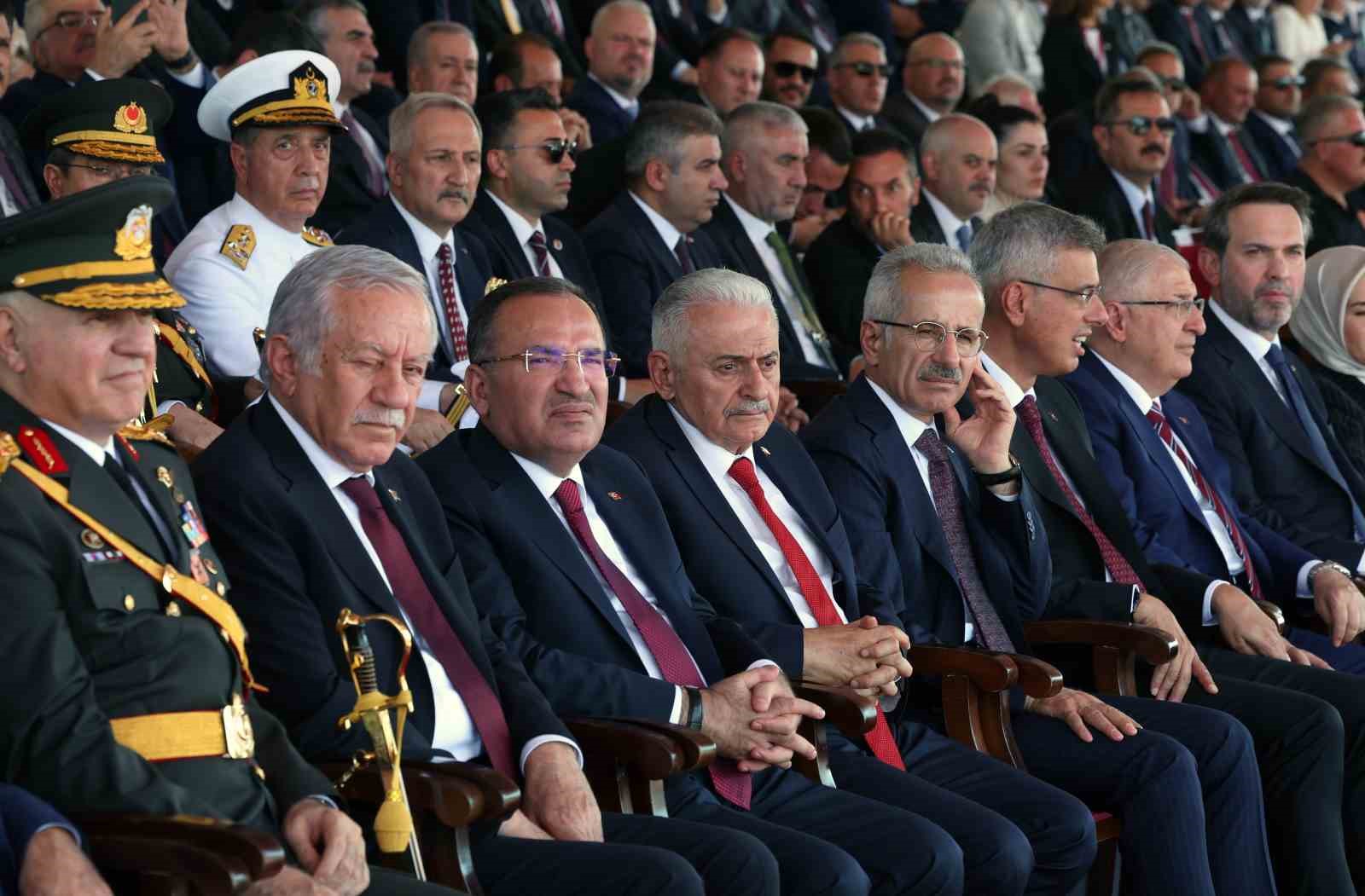 Cumhurbaşkanı Recep Tayyip Erdoğan, Lefkoşa’da gerçekleştirilen kutlamalara katılmak üzere geldiği
