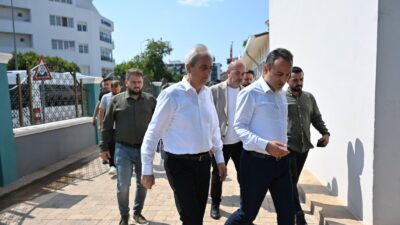 Antalya Kepez Mesleki Eğitim Merkezi’ni ziyaret eden Kepez Belediye Başkanı