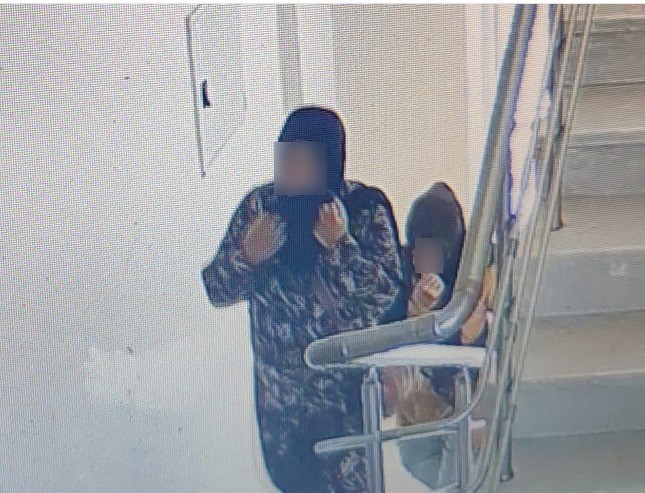 Afyonkarahisar’ın Dinar ilçesinde yaşanan hırsızlık olayının birisi hamile iki şüphelisi