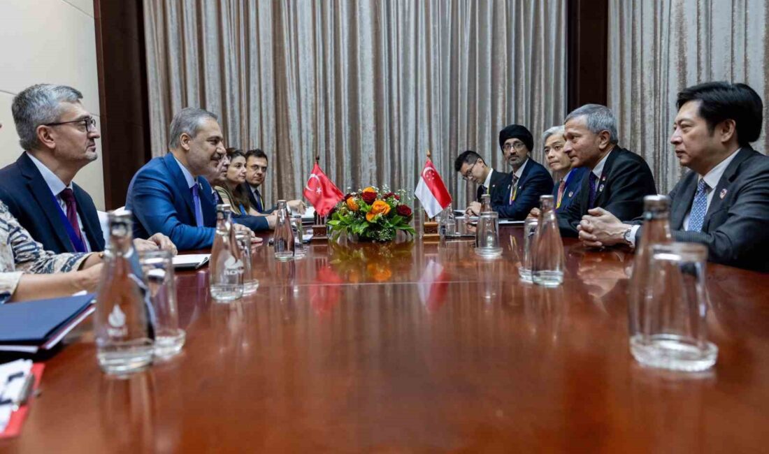 Dışişleri Bakanı Hakan Fidan, Singapur Dışişleri Bakanı Vivian Balakrishnan ile