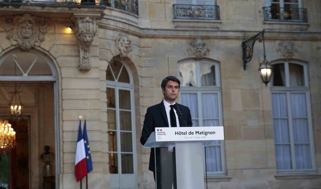 Fransa Başbakanı Gabriel Attal, bugün Cumhurbaşkanı Emmanuel Macron’a istifasını sunacağını