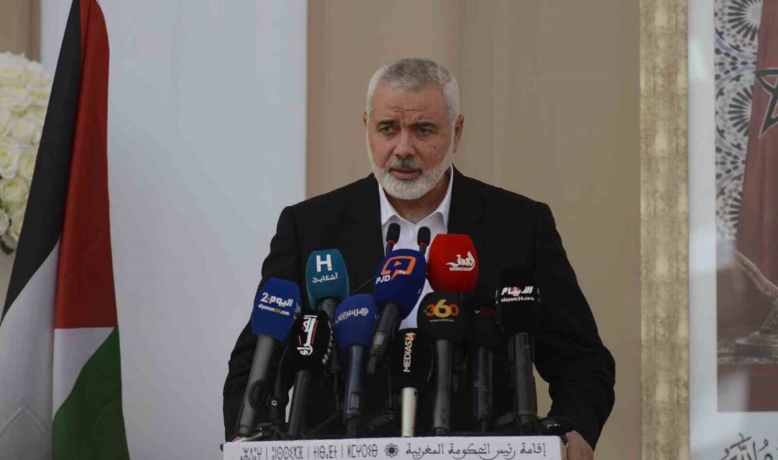 HAMAS SİYASİ BÜRO BAŞKANI İSMAİL HANİYE, BAŞTA ARAP VE İSLAM