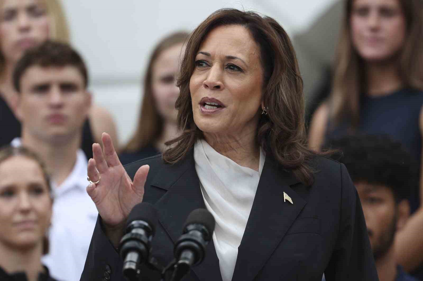 ABD Başkan Yardımcısı Kamala Harris, başkan adaylığı için yeterli sayıda