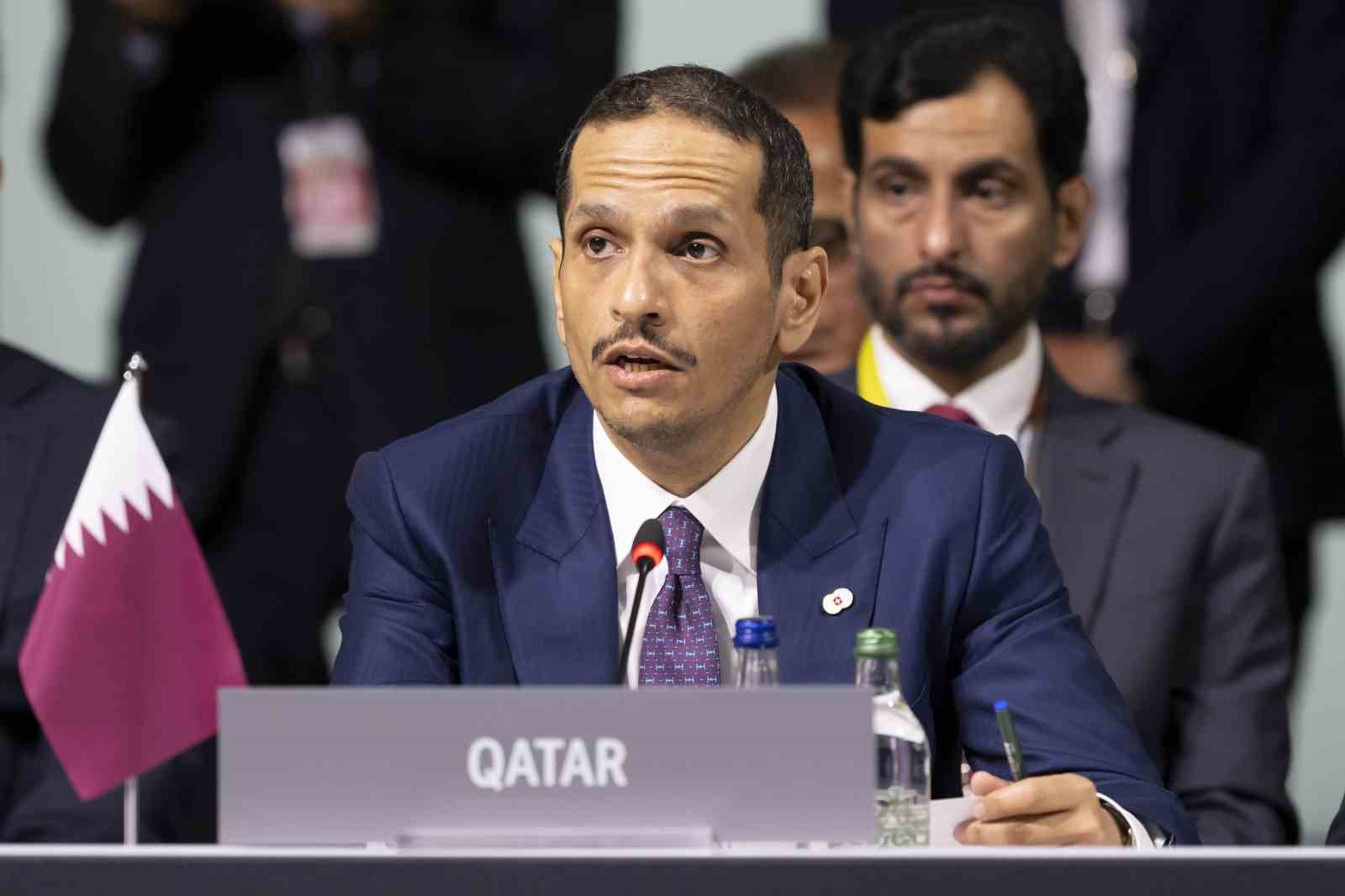 Katar Başbakanı ve Dışişleri Bakanı Muhammed bin Abdulrahman Al Thani,