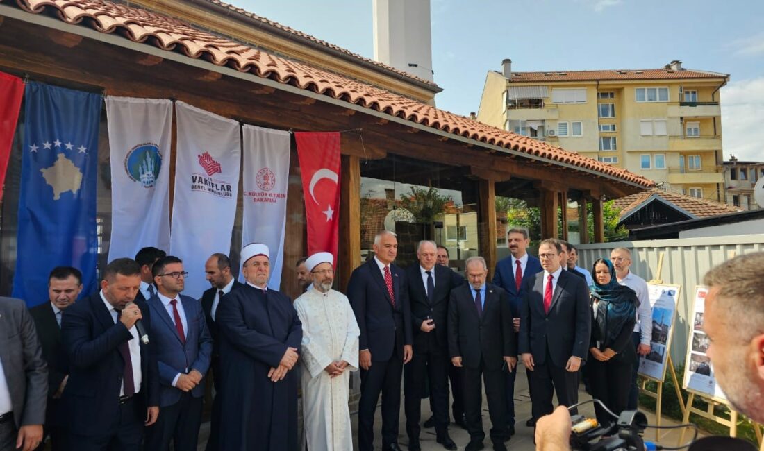 Kültür ve Turizm Bakanı Mehmet Nuri Ersoy Kosova’nın başkenti Priştine’de