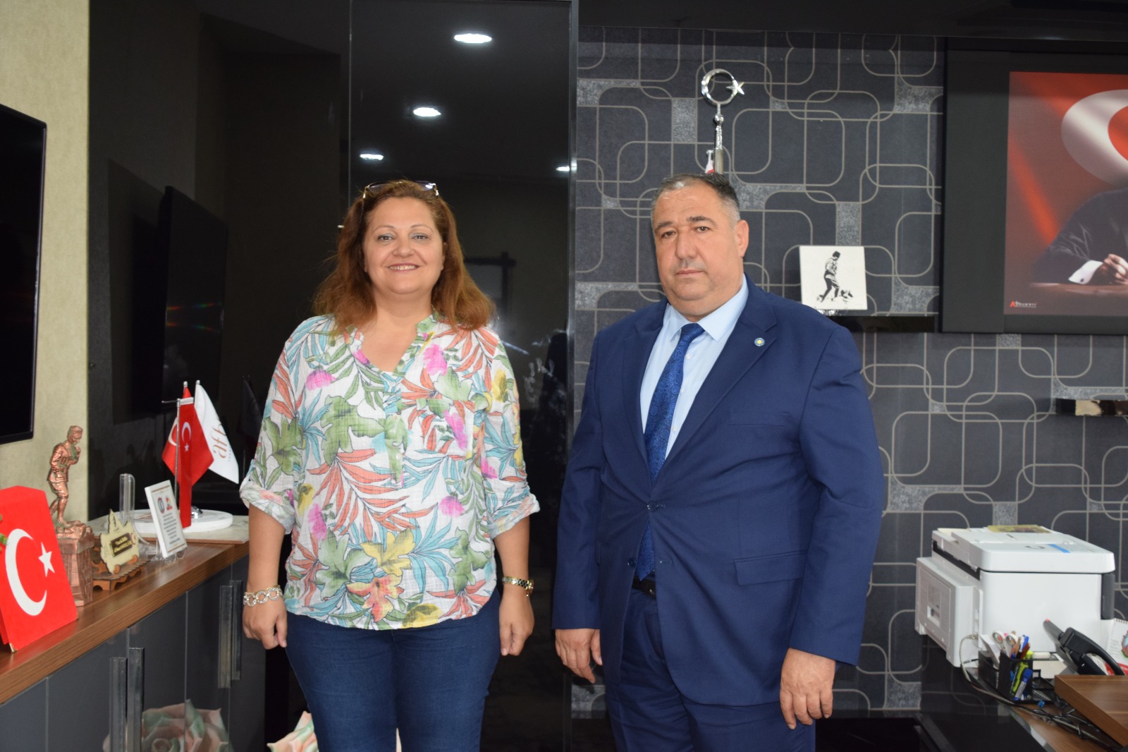 İYİ Parti İl Başkanı Muhammet Mısırlıoğlu Afyonkarahisar Belediye Başkanı Burcu